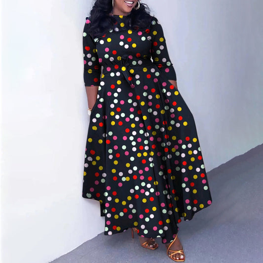 Robe tricotée pour femme