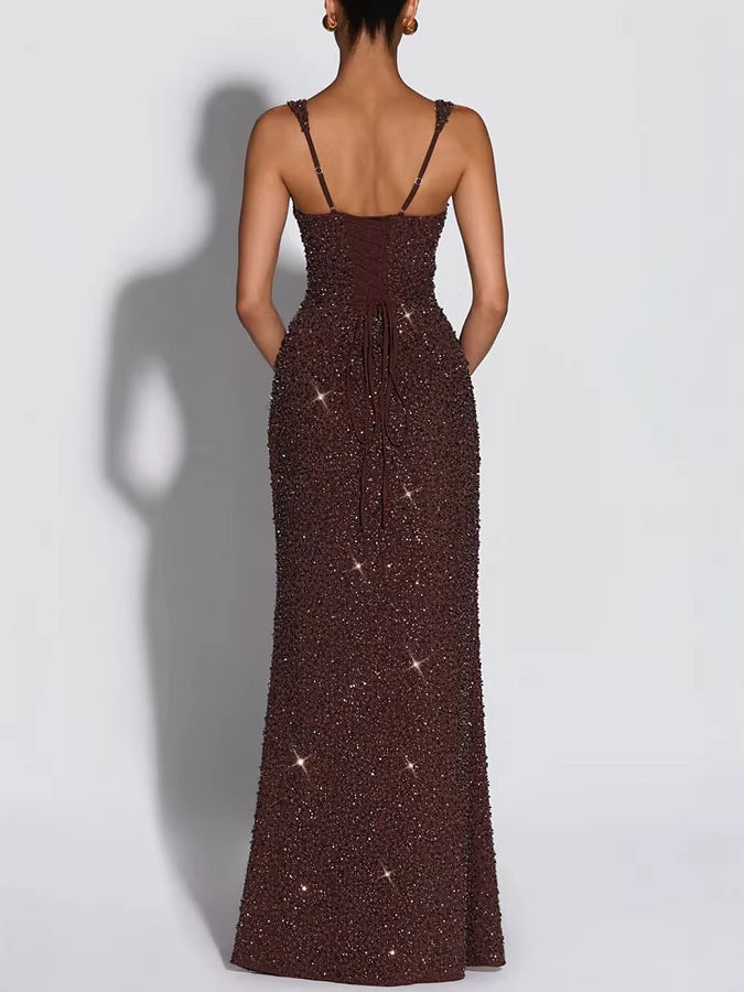 Robe elegante sans manches