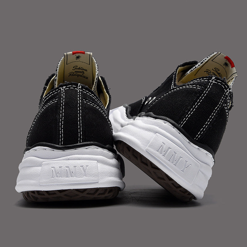 Chaussures de sport décontractées en toile pour hommes