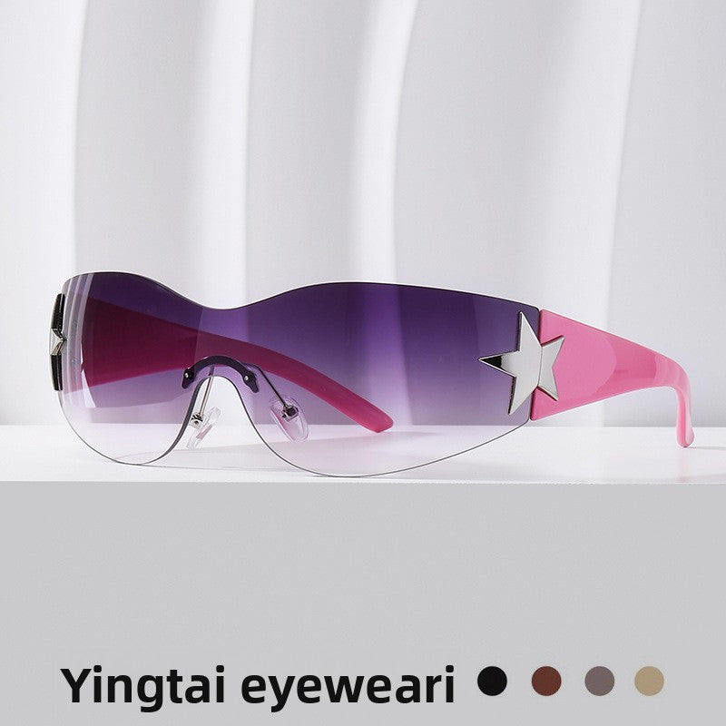 Lunettes de soleil polarisées Aviateur Y2K