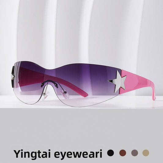 Lunettes de soleil polarisées Aviateur Y2K