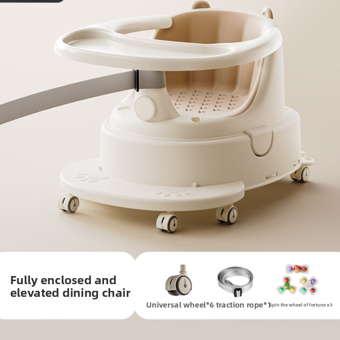 Chaise d'apprentissage pour le bain des nourrissons avec base antidérapante