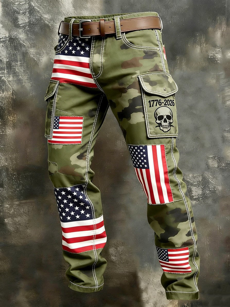 Mens Retro Cargo Pants