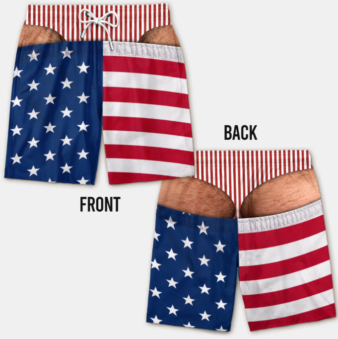 Pantalon de plage ample, short décontracté de vacances