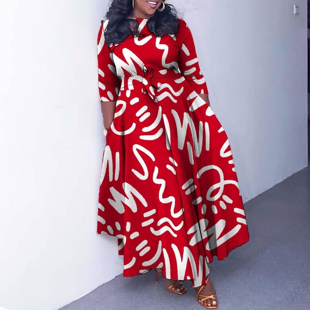 Robe tricotée pour femme