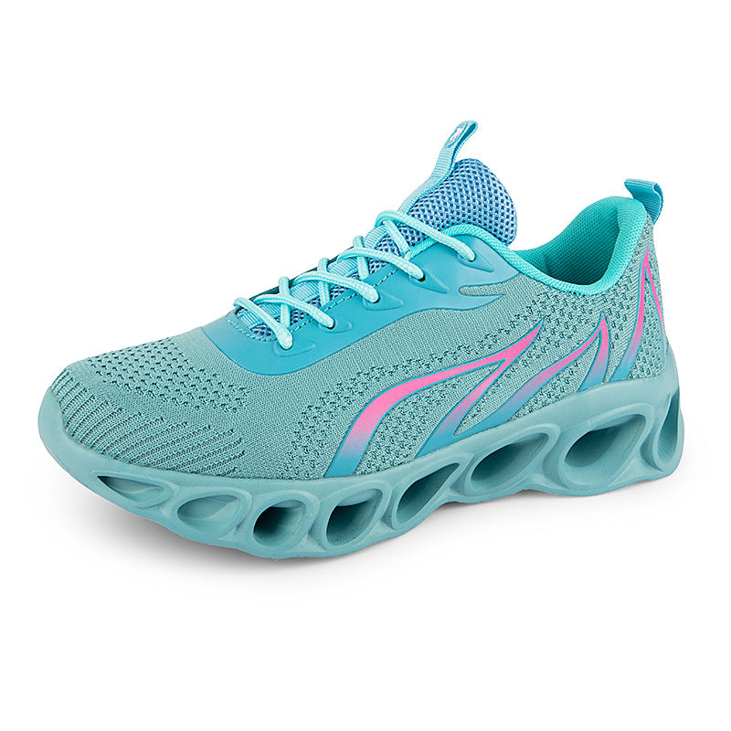 Chaussures de sport décontractées respirantes avec design flammes