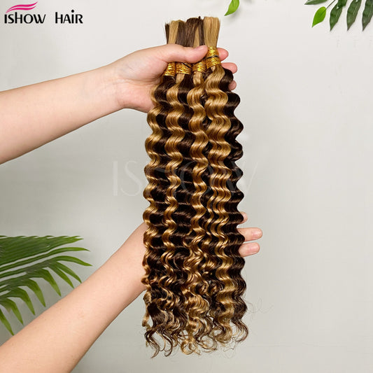 Extensions de cheveux humains ondulés profonds