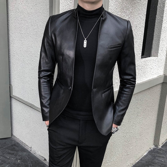 Veste à col montant pour homme