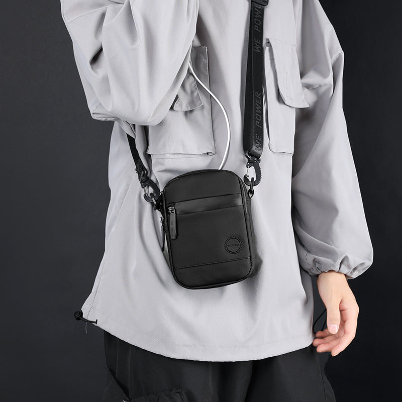 Sac bandoulière multipoches pour homme