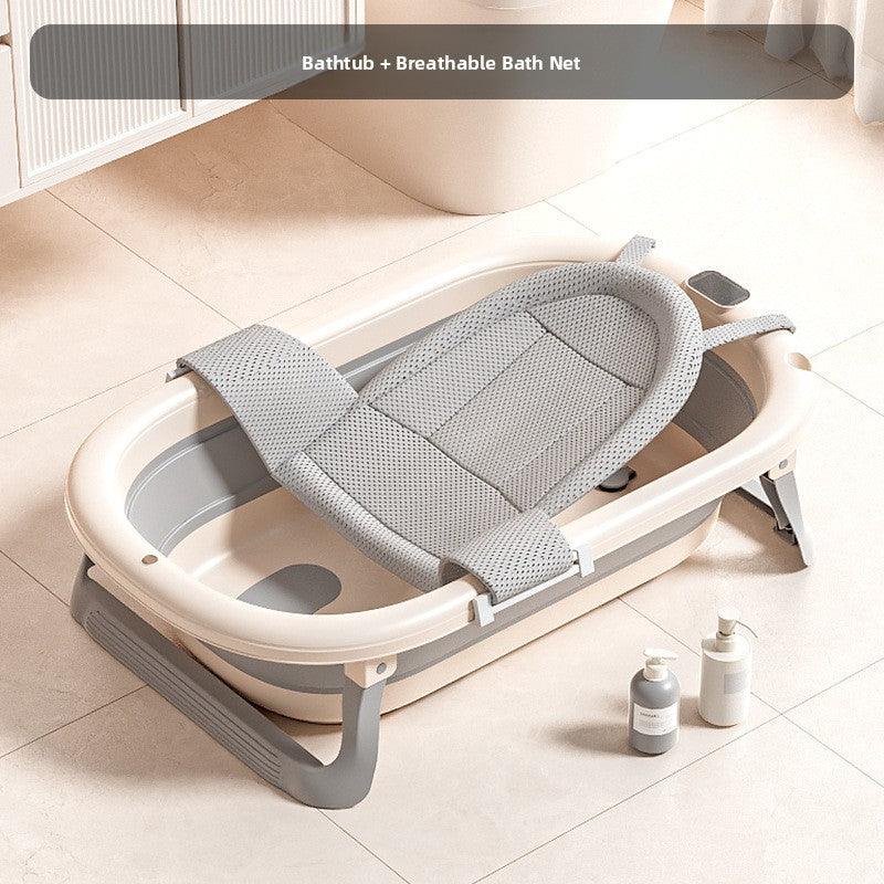 Baignoire pliable pour bébé avec accessoires