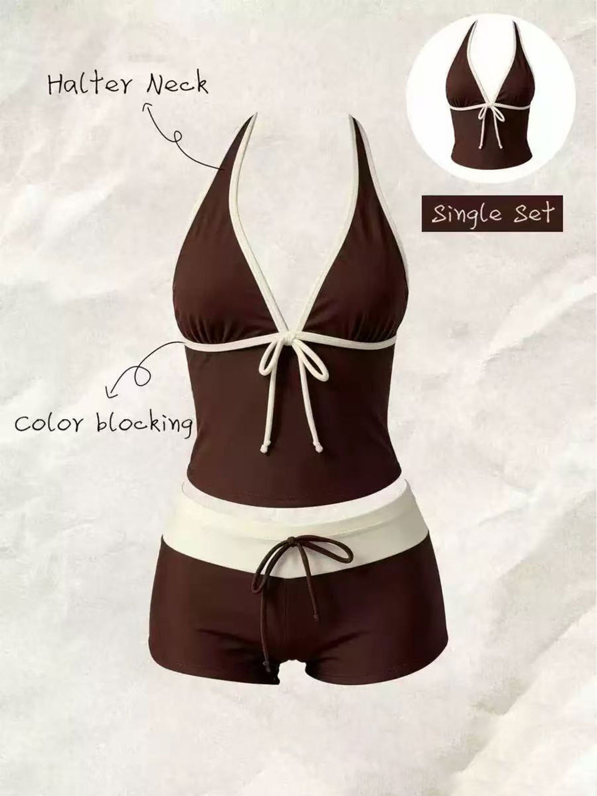 maillot de bain deux pièces
