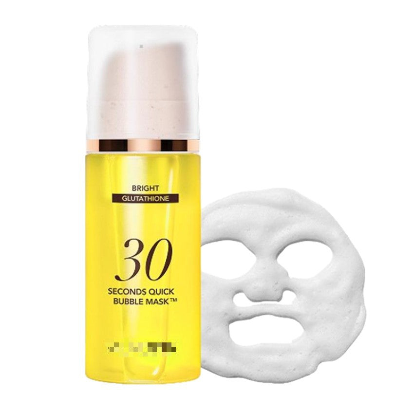 Mousse éclaircissante pour la peau, sans rinçage, en 30 secondes