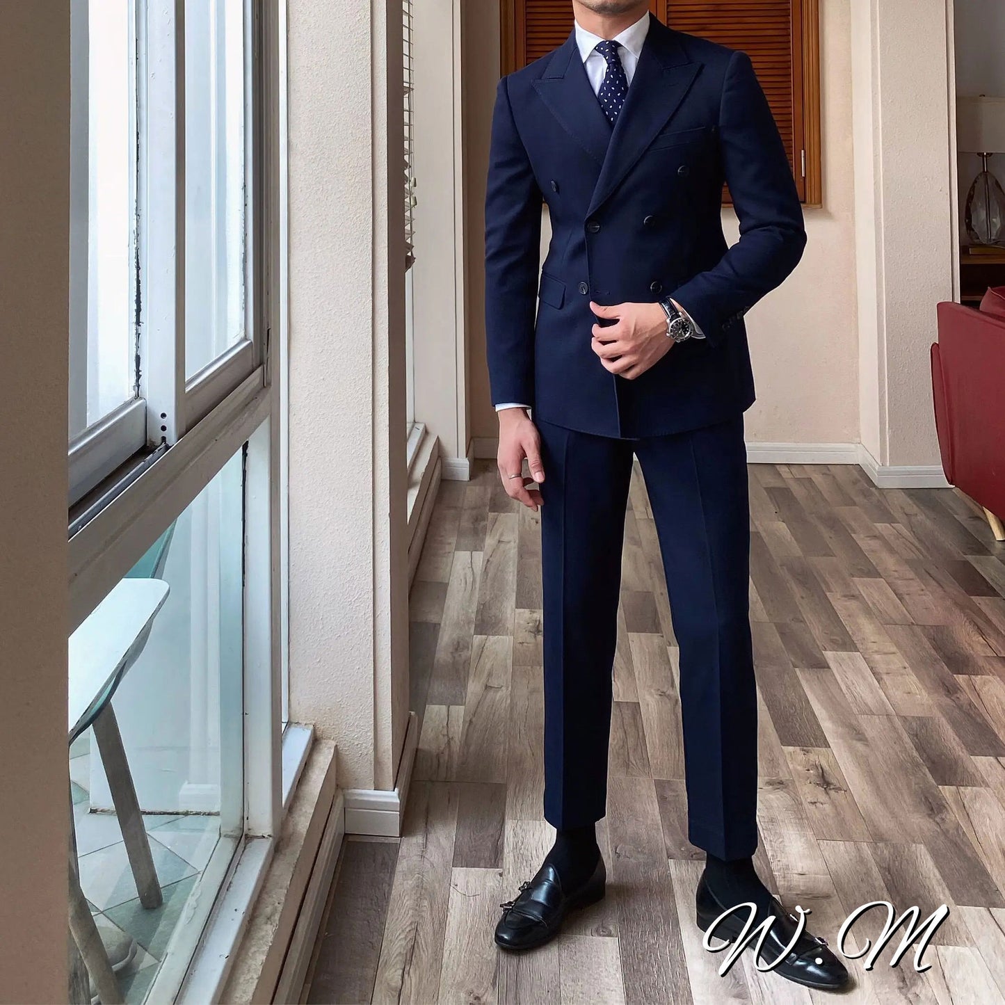 Costume classique pour hommes avec pantalon