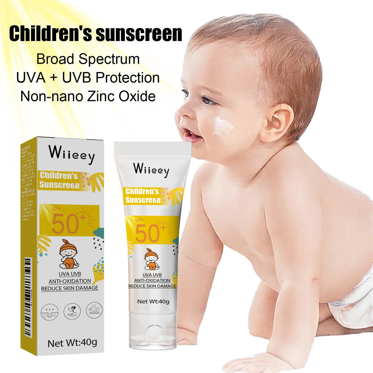 Crème protectrice pour la peau délicate des enfants