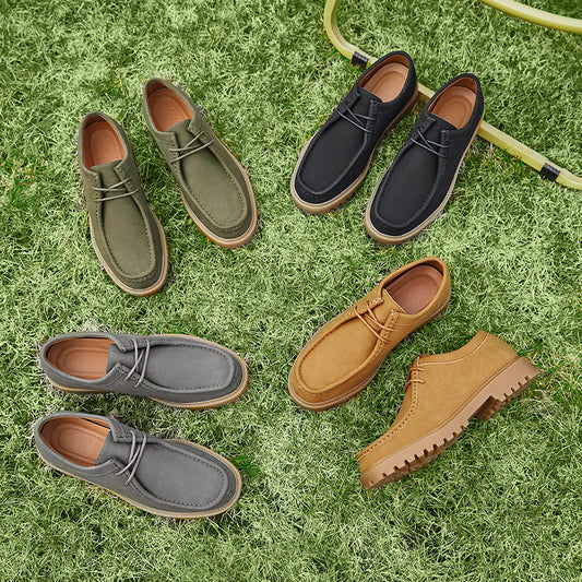 Chaussures Derby classiques en cuir pour hommes