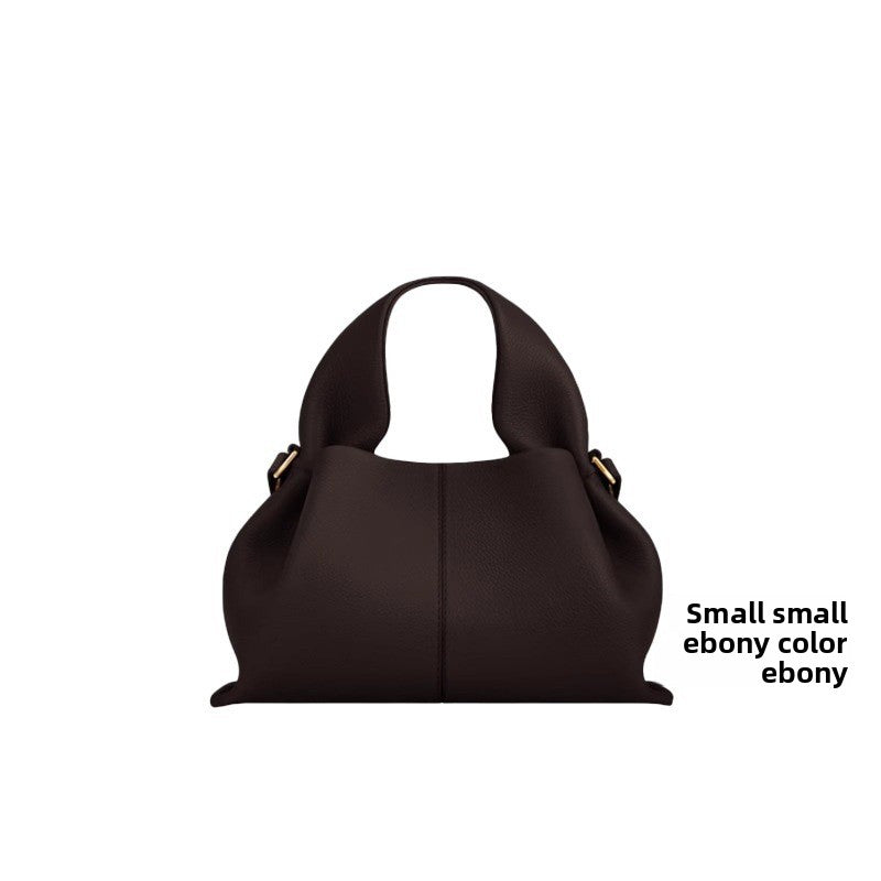 Sac bandoulière en cuir véritable à motif raviolis