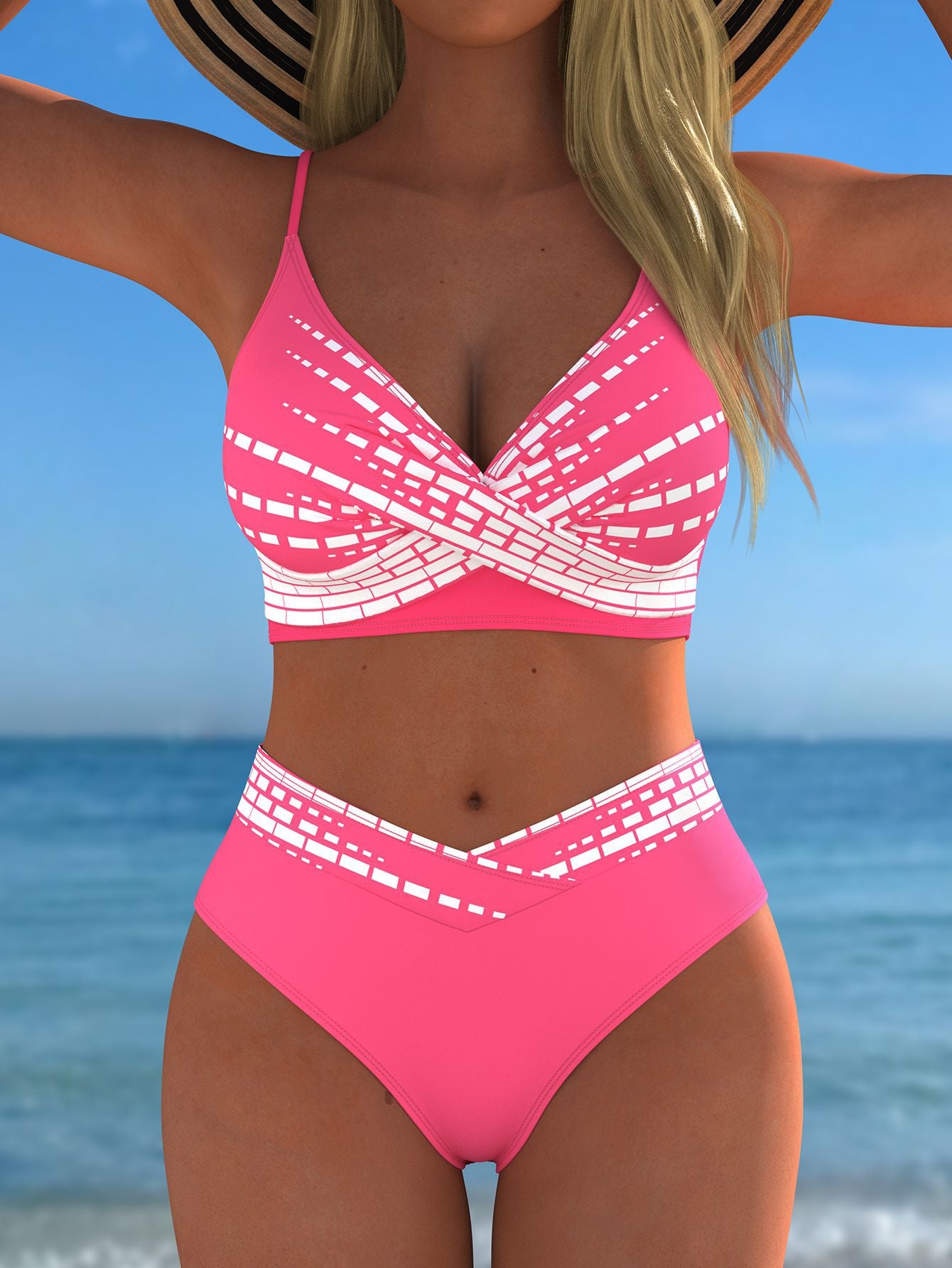Maillot de bain bikini deux-pièces pour femmes