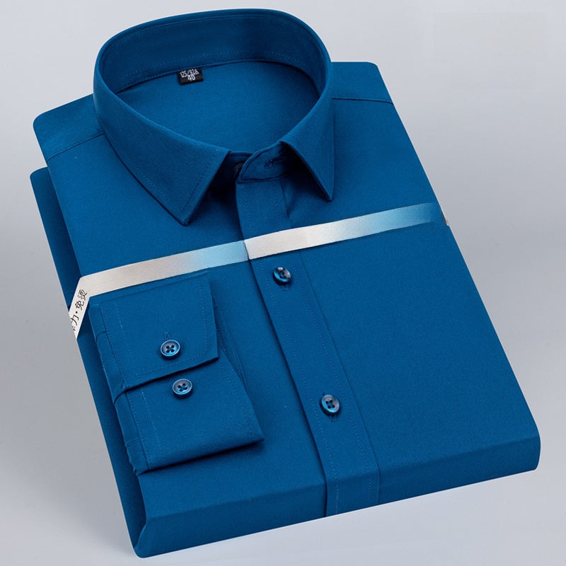 Chemise décontractée à manches longues pour homme