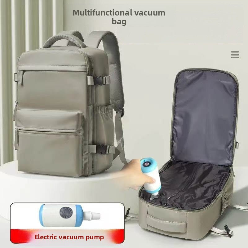 Sac à dos de voyage multifonctionnel à compression automatique