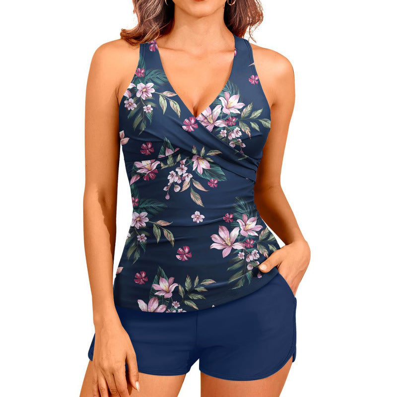 Maillot de bain femme à croisement devant