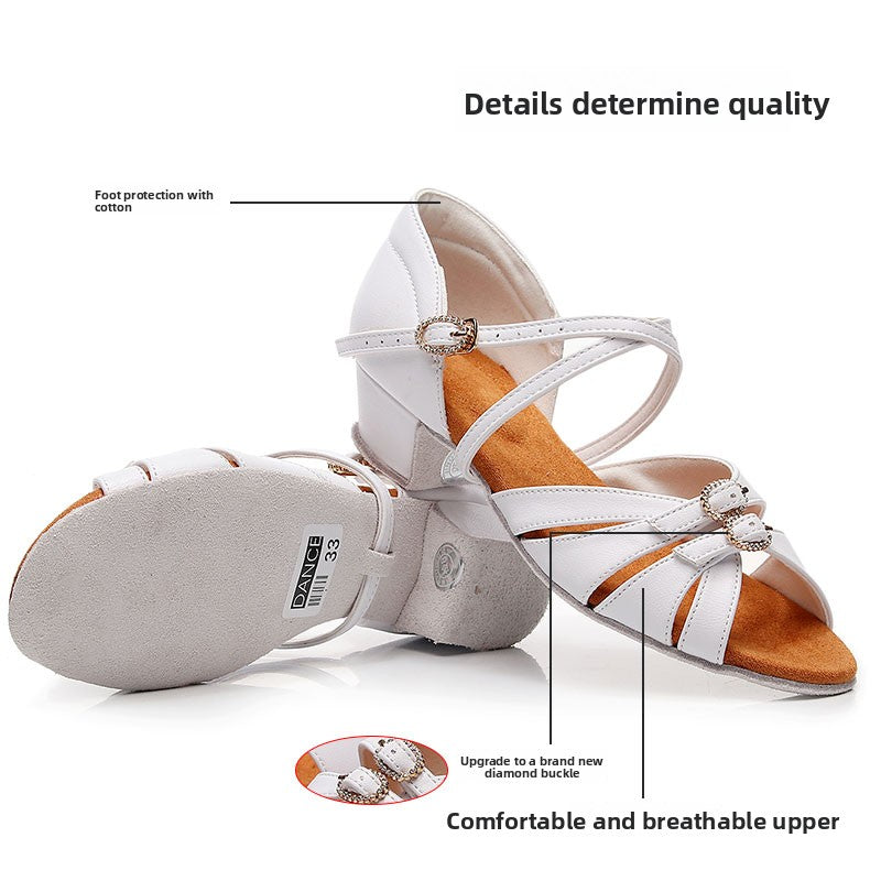 Chaussures de danse latine pour filles