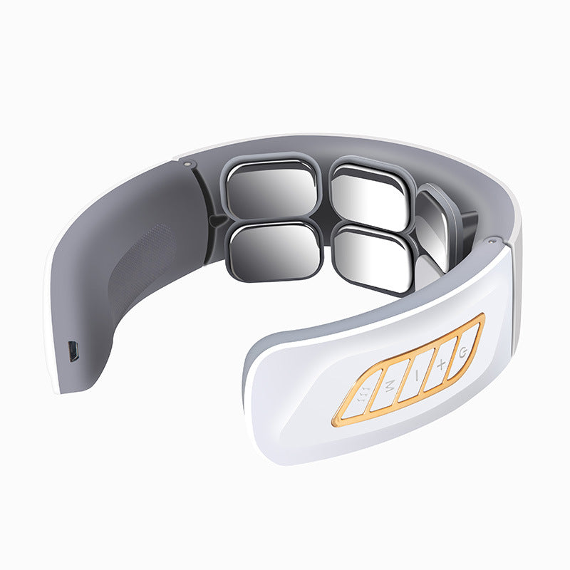 Appareil de massage cervical portable avec fonction chauffante et électrothérapie