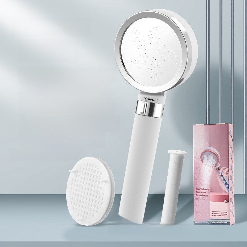 Pomme de douche filtrante parfumée pour soins de la peau et usage beauté