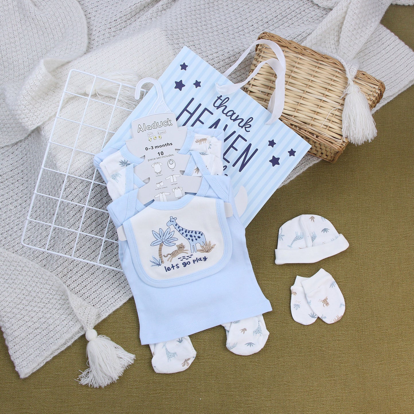Combinaison en coton pour nouveau-né