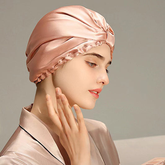 Bonnet de nuit pour protéger les cheveux