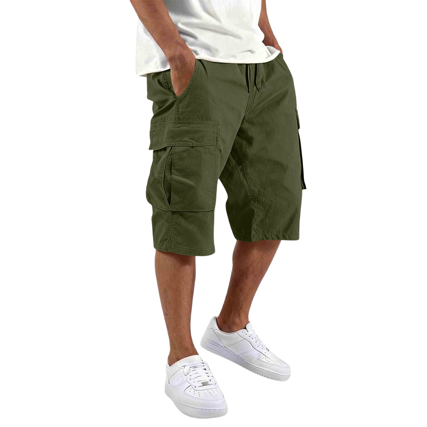 Shorts Cargo pour Hommes Sport Décontracté Multi Poches