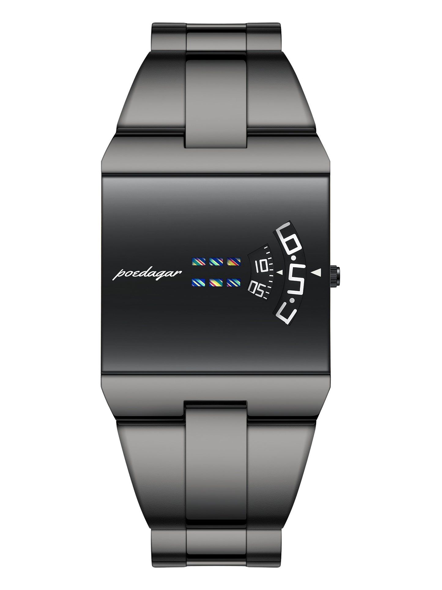 Mens Quartz Watch with Stainless Steel Band