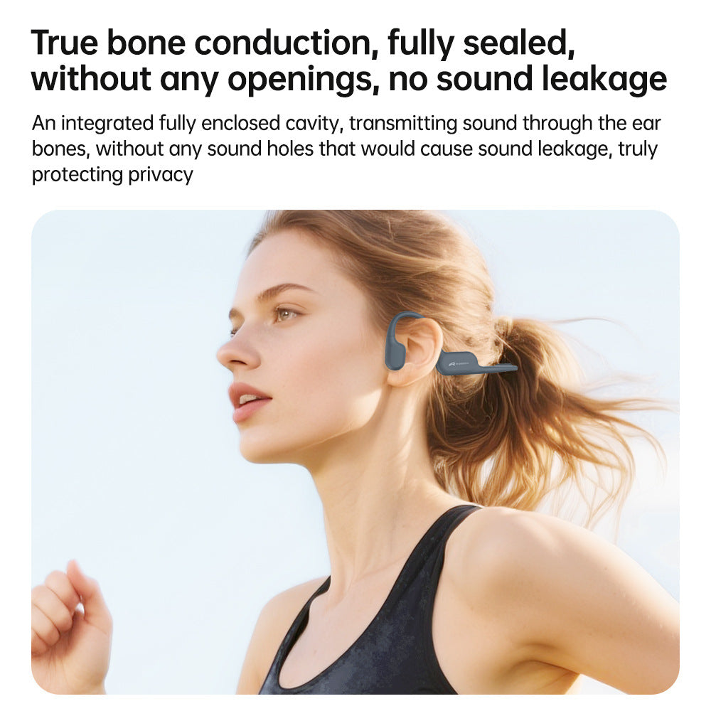 Casque Bluetooth à conduction osseuse pour le sport et la natation