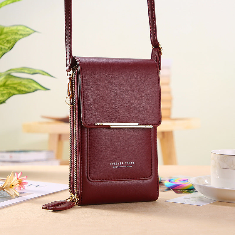 Sac bandoulière tactile pour téléphone