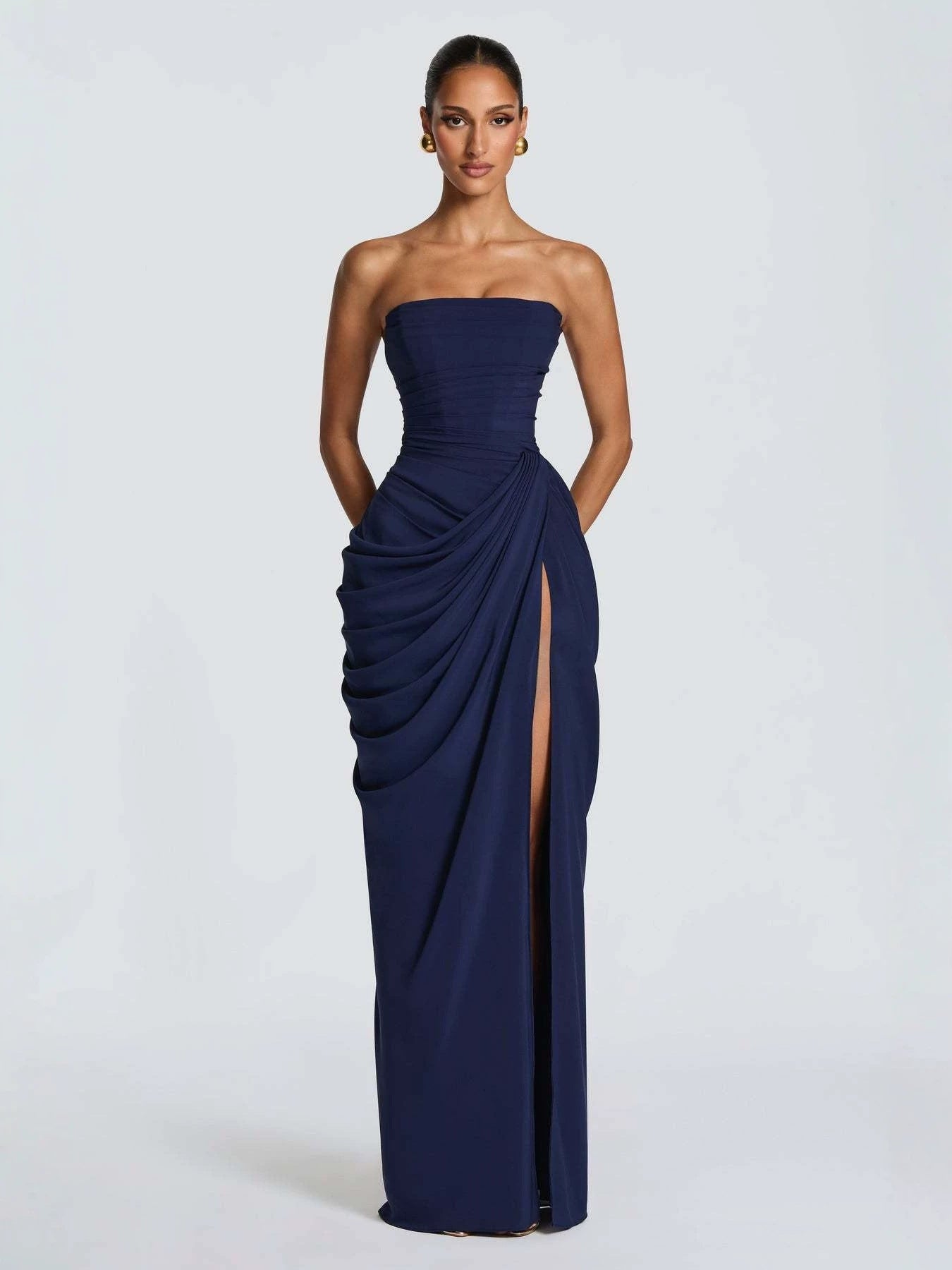 Robe Dos Nu en Dentelle Style Français
