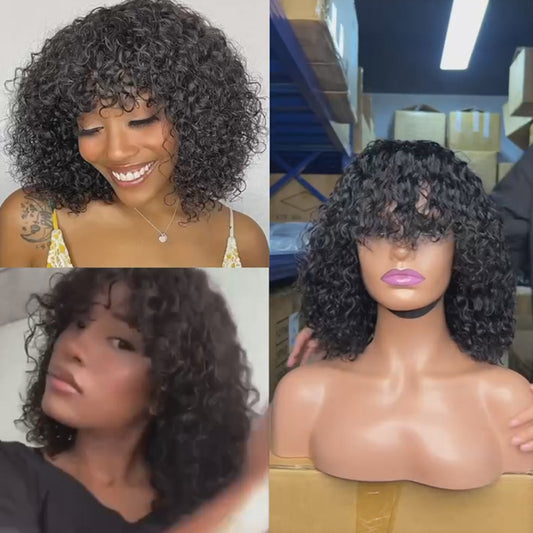 Perruque en cheveux humains
