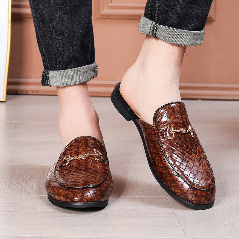 Chaussons pour hommes respirants à enfiler