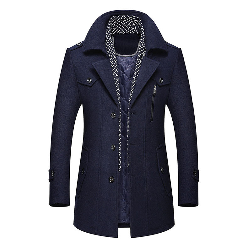 Manteau en laine pour homme