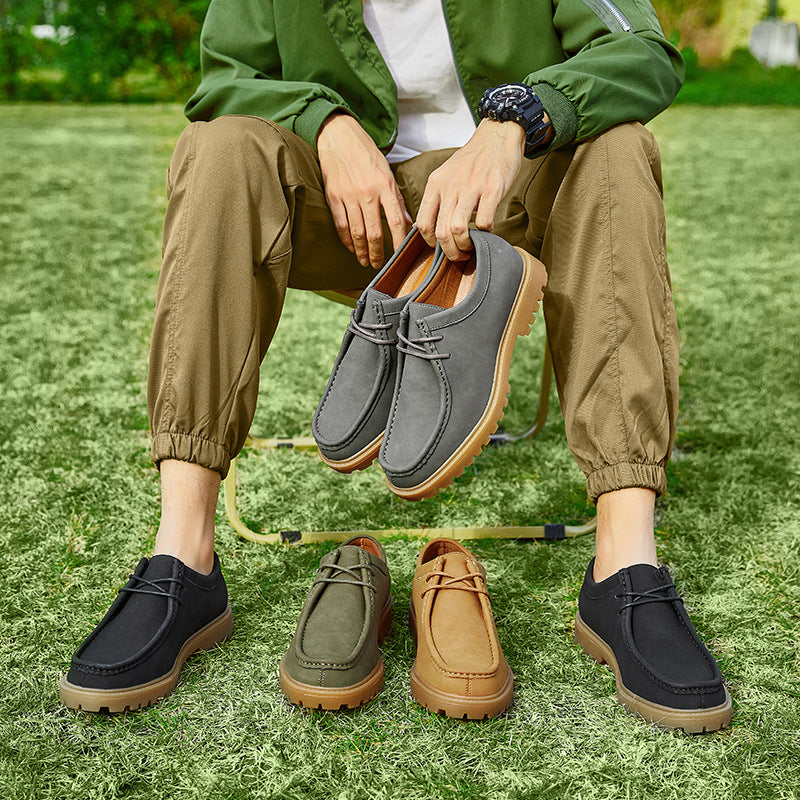 Chaussures Derby classiques en cuir pour hommes