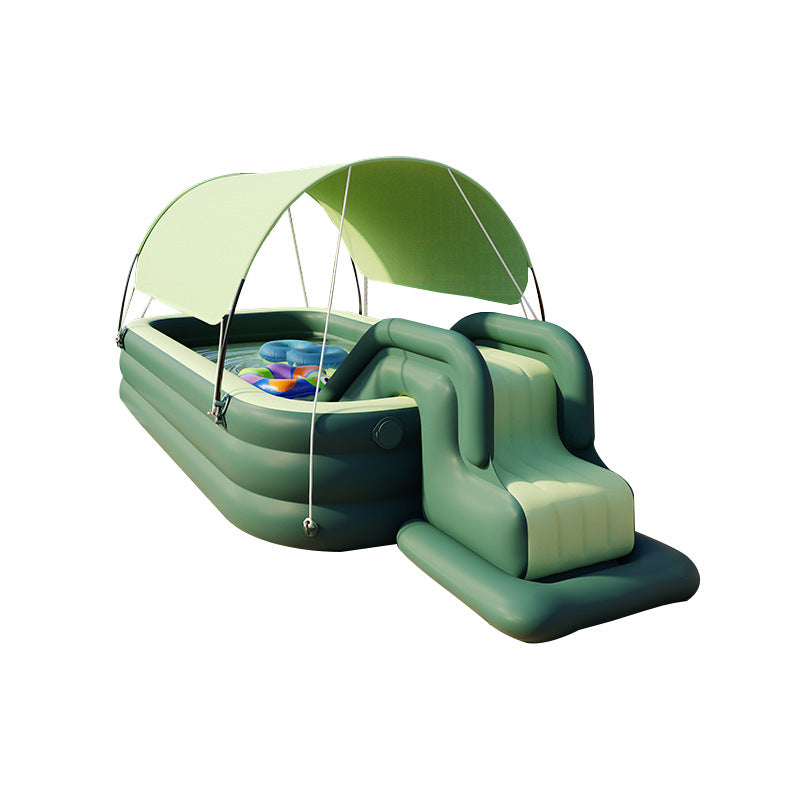 Piscine gonflable pour enfants avec parasol