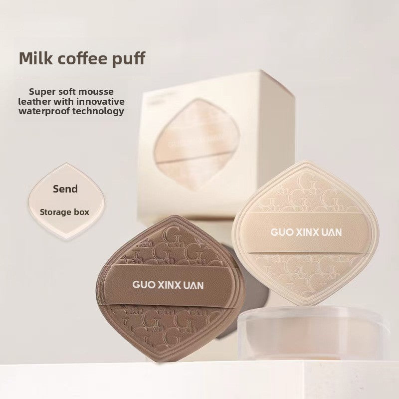 Fond de teint coussin mousse en poudre de café au lait