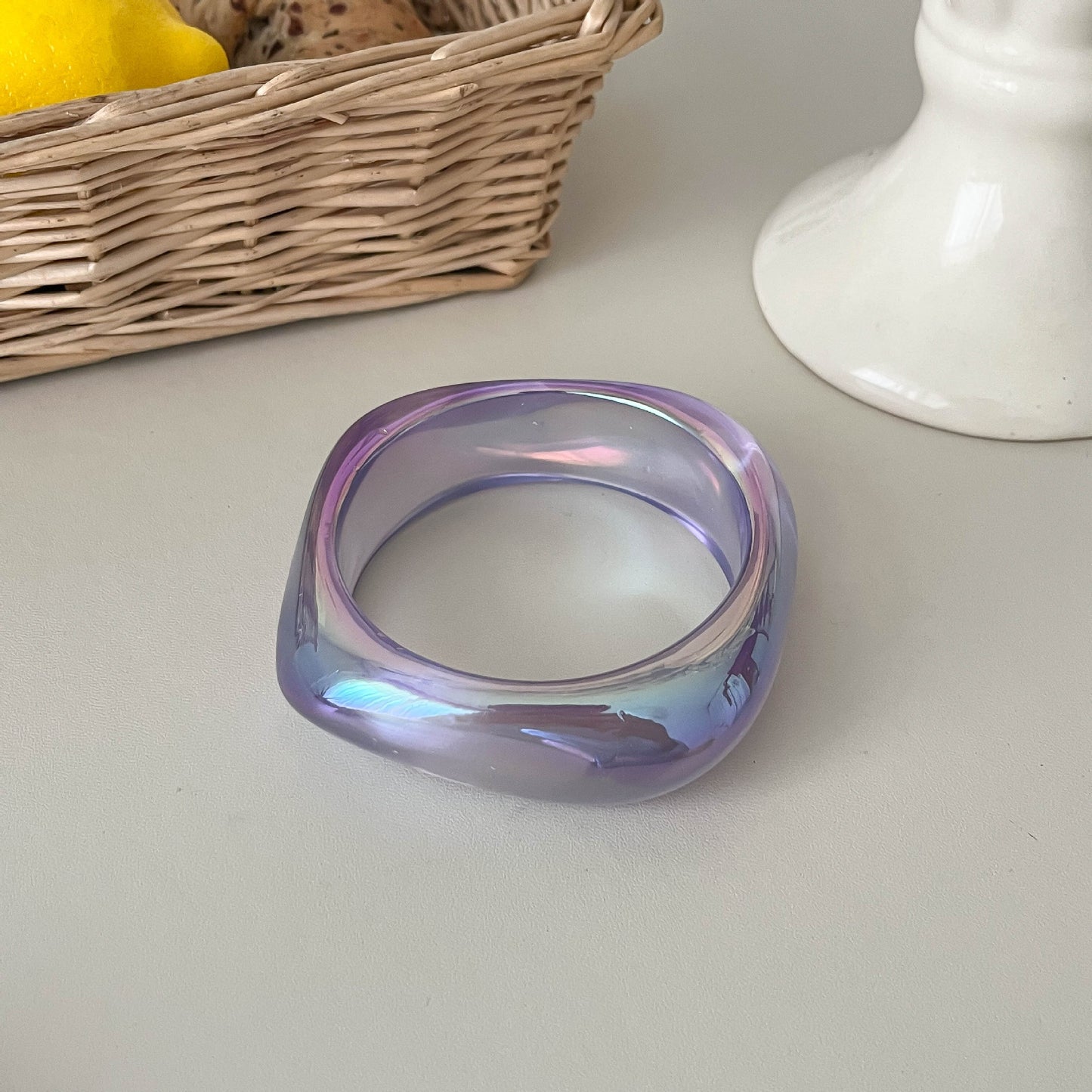 Bracelets en acrylique transparent
