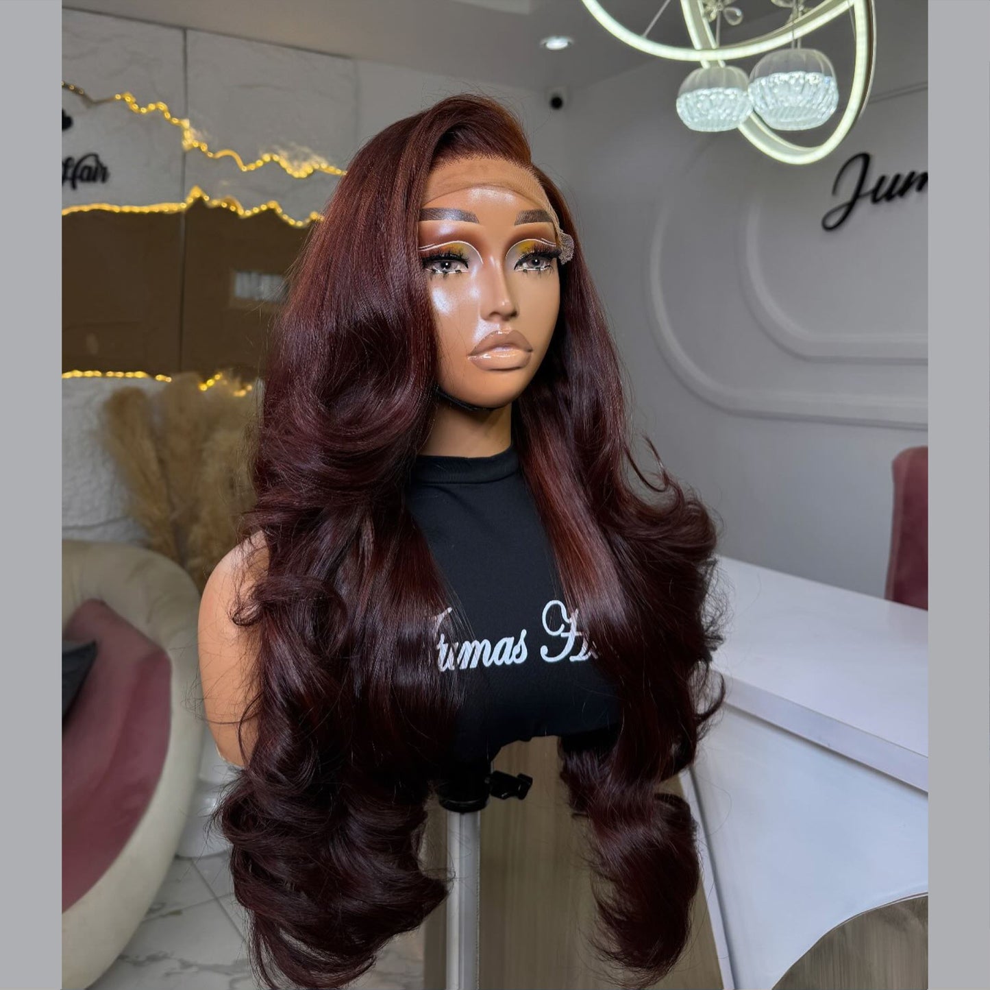 perruque en cheveux humains