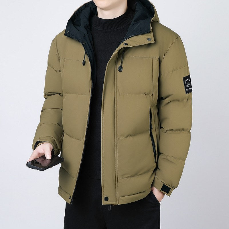 Veste d'hiver thermique coupe-vent pour homme