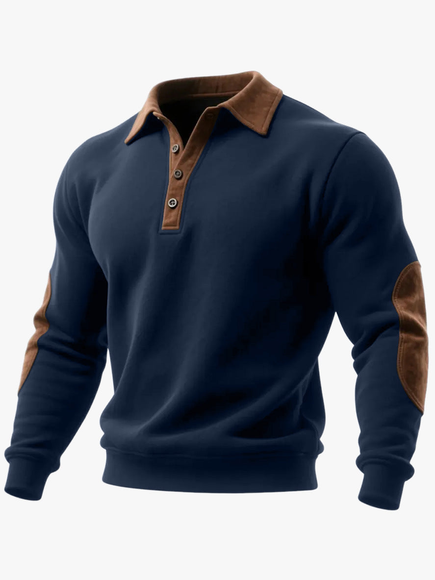 Sweat-shirt à demi-fermeture éclair