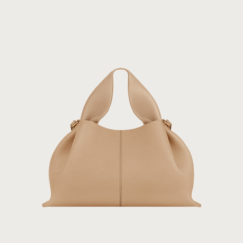Sac bandoulière en cuir véritable à motif raviolis