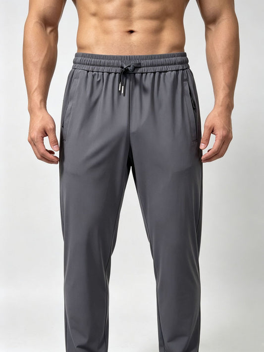 Pantalon d'été en soie glacée