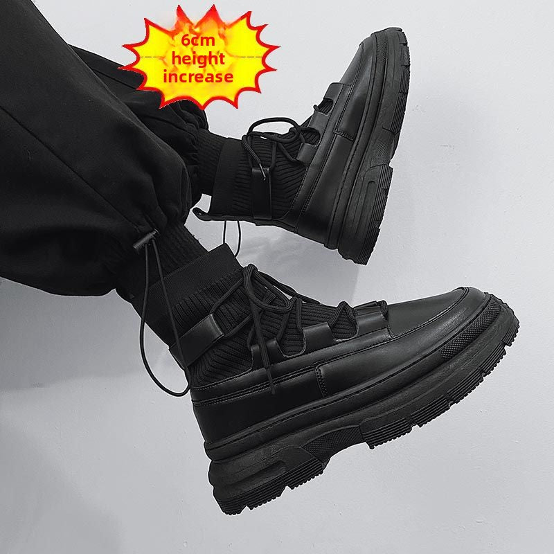 Bottes en cuir pour hommes