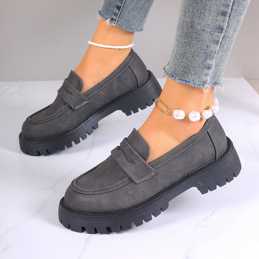 Chaussures :Mocassins à enfiler à tige basse