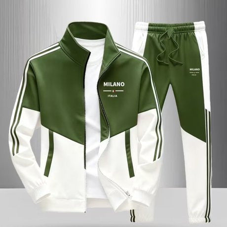 Ensemble veste zippée et pantalon pour hommes