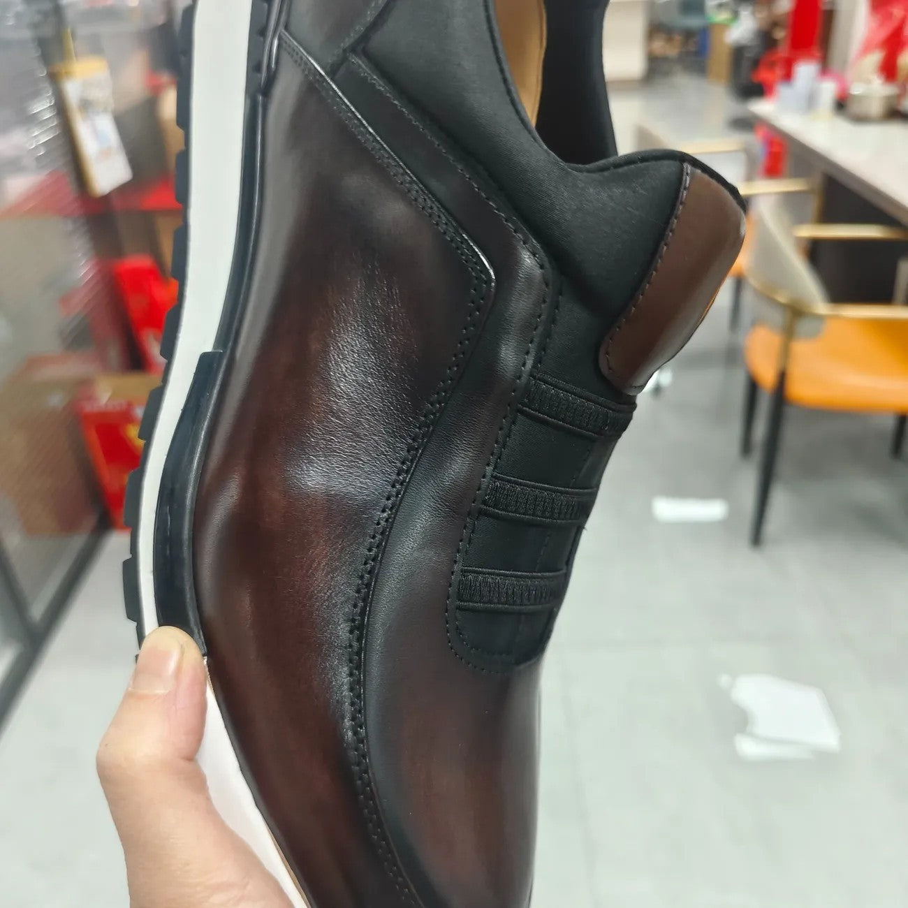 Chaussures en cuir décontractées pour hommes